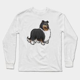 Dog - Rough Collie - Tri-Color Long Sleeve T-Shirt